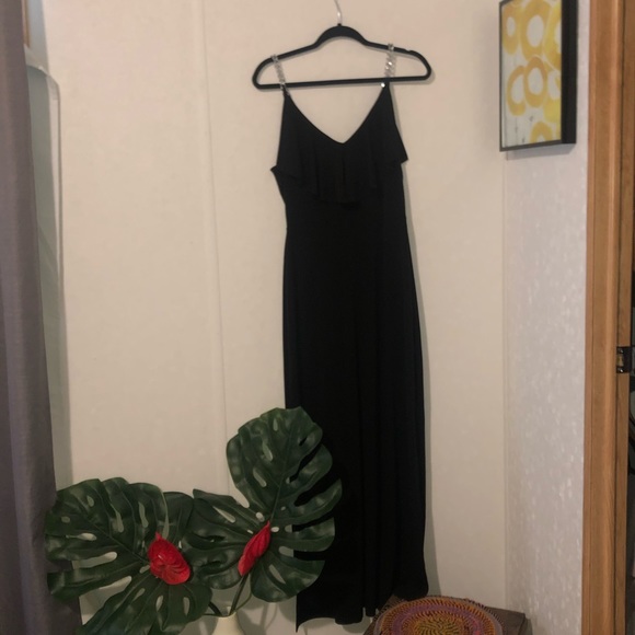 NWT Michael Kors long black dress size small. - Picture 2 of 8